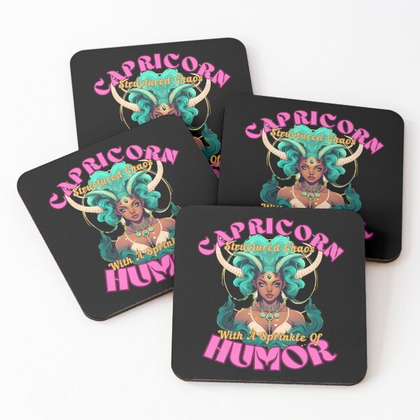Item preview, Capricorn: Structured Chaos With A Sprinkle Of Humor. capricorn saying designed and sold by ZodiacWonders.