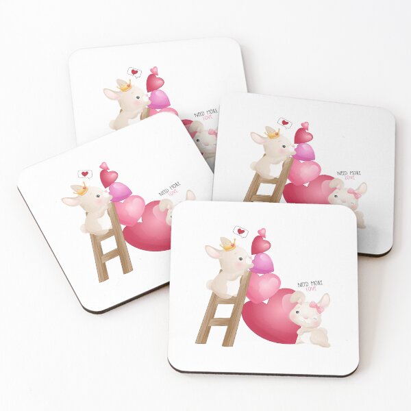 Item preview, Cartoon bunnies love, bunny in the wood step, happy bunnies love designed and sold by GreyStanzione1.