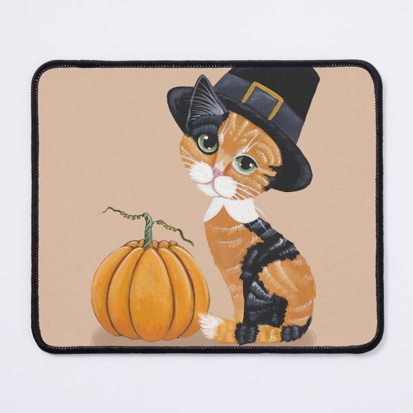 Item preview, The Little Pilgrim Cat designed and sold by KilkennyCat Art.