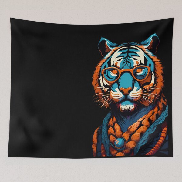 Item preview, Debonair Tiger designed and sold by 3hornCreations.