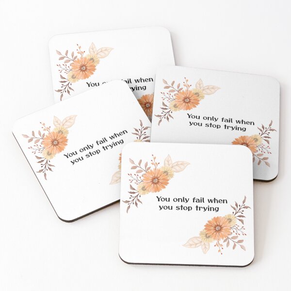 Item preview, notivational phrase with flowers designed and sold by skzlv.