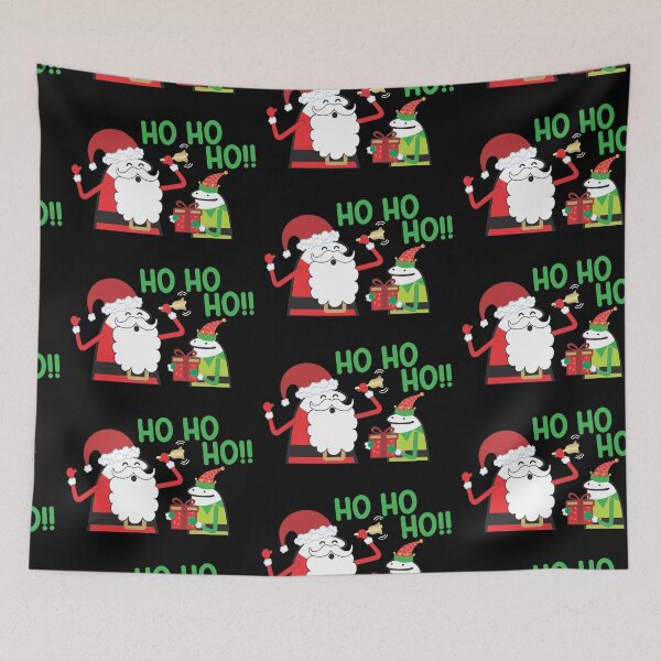 Item preview, Flork Clause and Elf at Christmas Ho Ho Ho designed and sold by DGVO.