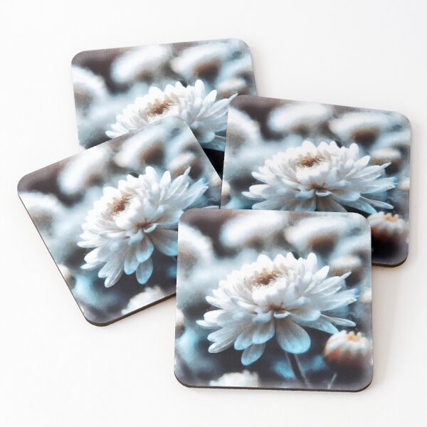 Item preview, White Chrysanthemum designed and sold by VANWANSHOP.