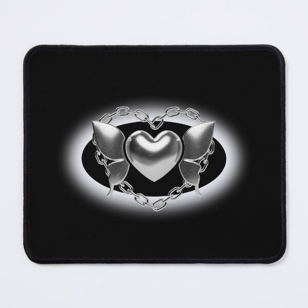 Item preview, chrome heart chainlink designed and sold by jennifersmind.