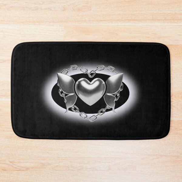 Item preview, chrome heart chainlink designed and sold by jennifersmind.