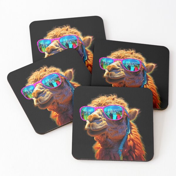 Cool as a Camel Coasters (Set of 4)