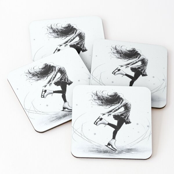 Item preview, Girl figure skating. designed and sold by growing-mom.