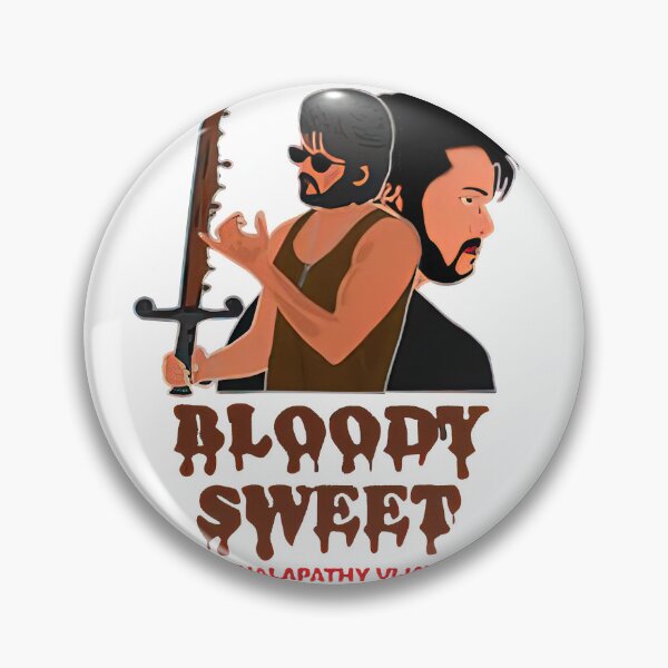 Item preview, Leo Bloody Sweet Thalapathy Vijay designed and sold by kareydiwanpro.