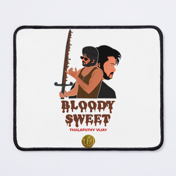 Item preview, Leo Bloody Sweet Thalapathy Vijay designed and sold by kareydiwanpro.