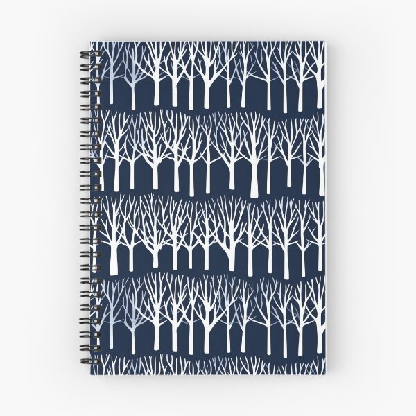 Item preview, Simple Background Dark Blue A Few White Trees designed and sold by Michele Bergh.
