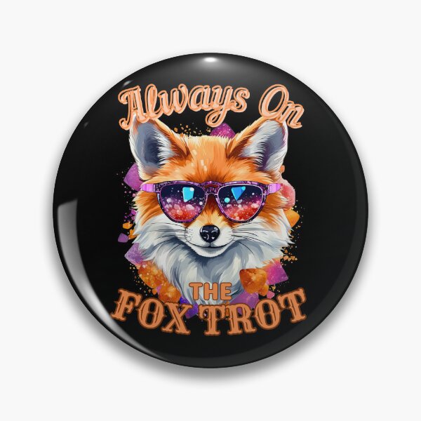 Item preview, Always On The Fox Trot. fox portrait designed and sold by FoxVibes.