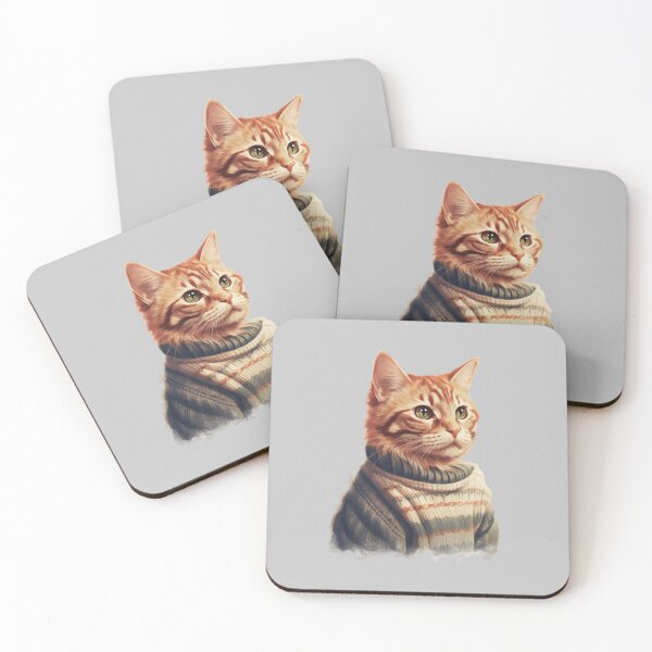 Aperçu de l'œuvre Chat portant un pull créée et vendue par Myra365Art.