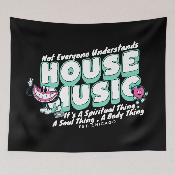 Item preview, HOUSE MUSIC  - Not Everyone Understands Watermelon (ice blue)  designed and sold by Discothreadz.