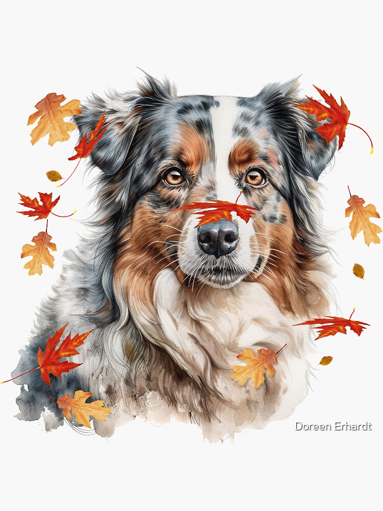 Australian Shepherd Funny Thanksgiving Dog