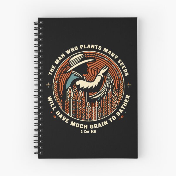 Item preview, The man who plants many seeds will have much grain to gather 2 Cor 9:6 designed and sold by SeedtimeApparel.