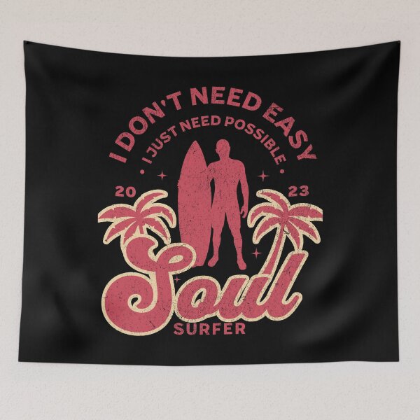 Item preview, I Don’t Need Easy I Just Need Possible Soul Surfer designed and sold by jbird1979.