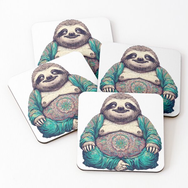 Item preview, Sloth buddha designed and sold by Psilosybart.