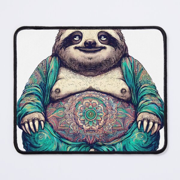 Item preview, Sloth buddha designed and sold by Psilosybart.