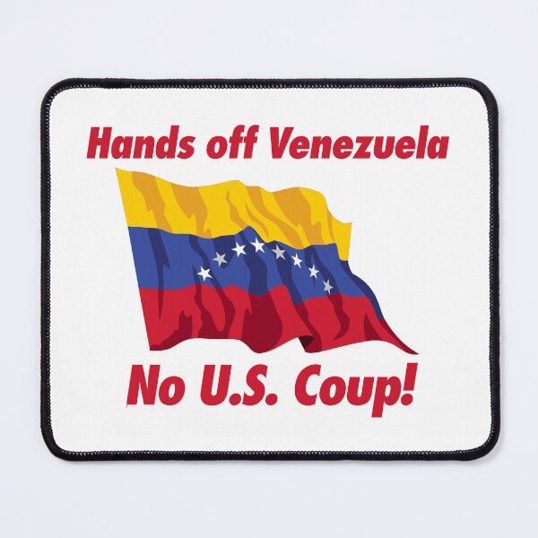 Item preview, Hands Off Venezuela - No U.S. Coup! designed and sold by ez-does-it.