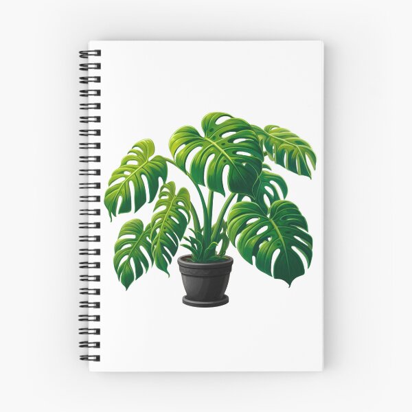 Item preview, Monstera Deliciosa, Potted Houseplant in Black Pot - No Outline designed and sold by Star-Fragment.
