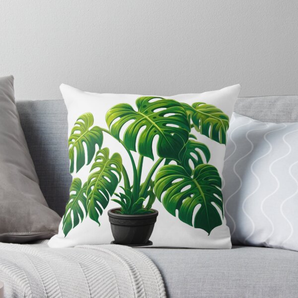 Item preview, Monstera Deliciosa, Potted Houseplant in Black Pot - No Outline designed and sold by Star-Fragment.