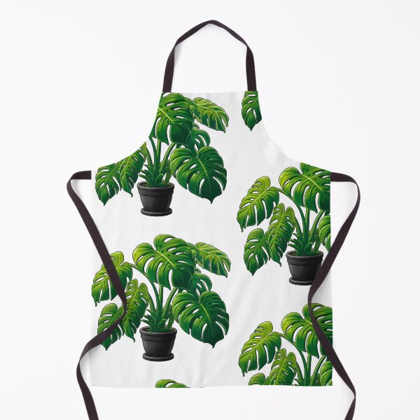 Item preview, Monstera Deliciosa, Potted Houseplant in Black Pot - Black Outline designed and sold by Star-Fragment.