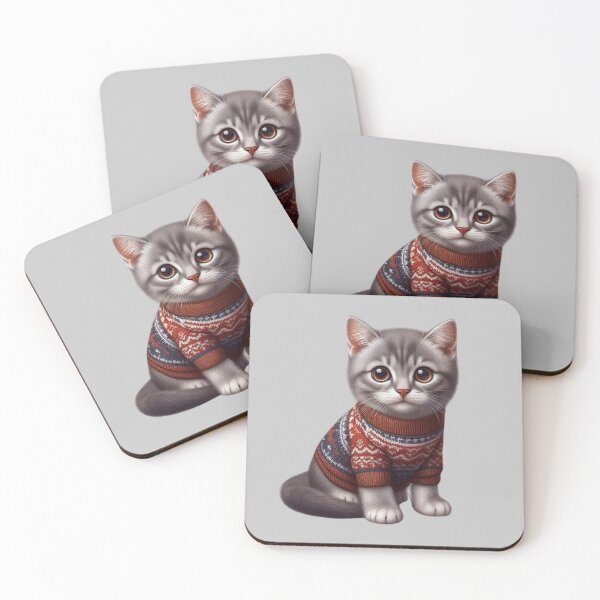 Aperçu de l'œuvre Chat portant un pull créée et vendue par Myra365Art.