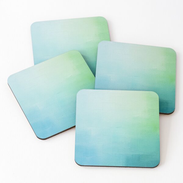 Item preview, Shades of Green and Blue Gradient Painting designed and sold by DreamyDaisy.