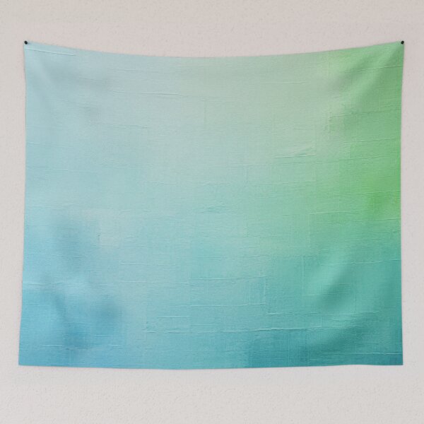 Item preview, Shades of Green and Blue Gradient Painting designed and sold by DreamyDaisy.