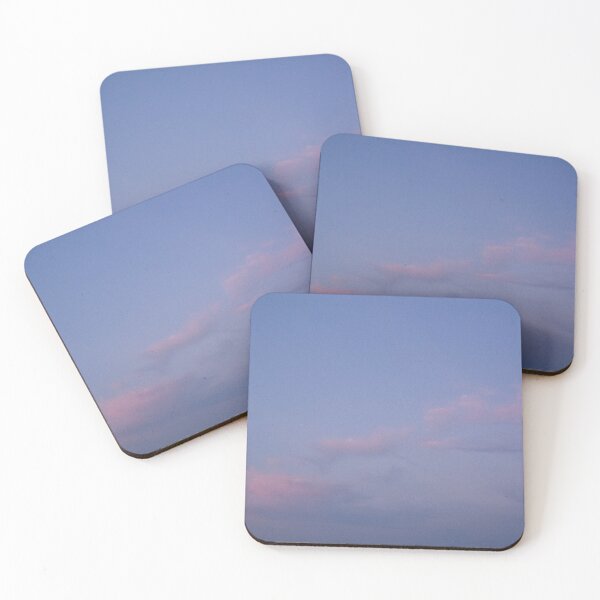 Item preview, Peaceful Pink Sunset Clouds on Blue sky designed and sold by Amanda Creamer.
