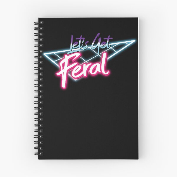 Item preview, Let's Get Feral Retro 80's Funny Wild Feral Retro Feral Gear designed and sold by DynamicDesign.