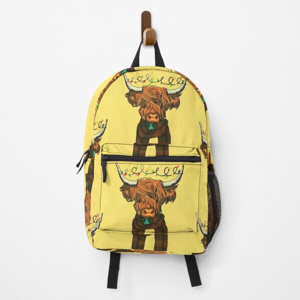 Item preview, Scottish Highland Cow With Christmas Lights designed and sold by I Am Cuta.