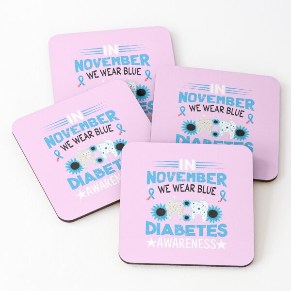 Item preview, In November We Wear Blue for Diabetes Awareness /  designed and sold by Foryoubroshirt.