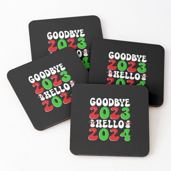 Item preview, Goodbye 2023 Hello 2024 Snowman Say Merry Happy Christmas Family Happy New Year Xsmas  designed and sold by DjenShop.