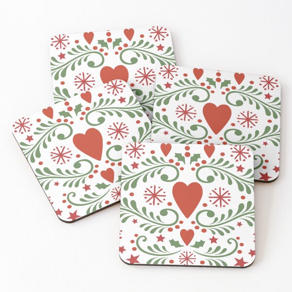 Item preview, Folk Art Scandinavian Christmas designed and sold by JoniandCo.