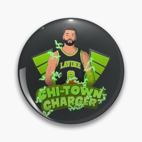 Item preview, Chi-Town Charger - Zach LaVine - Chicago Bulls Basketball designed and sold by sportsign.