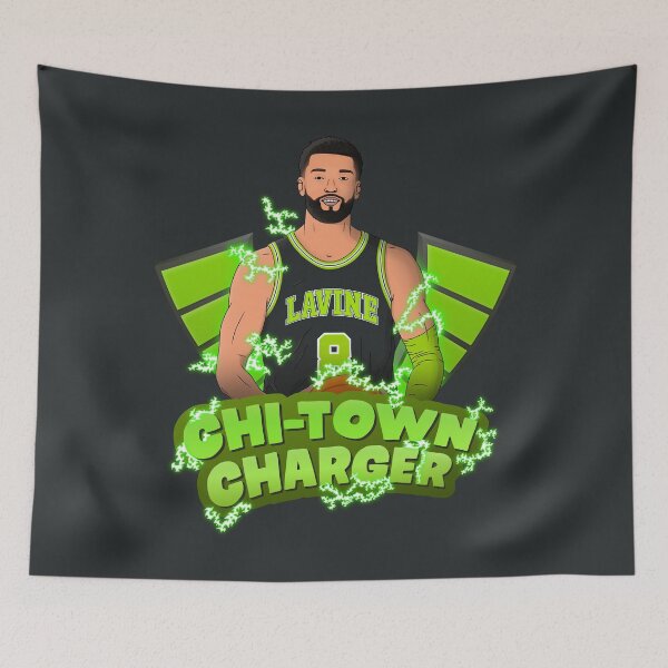 Item preview, Chi-Town Charger - Zach LaVine - Chicago Bulls Basketball designed and sold by sportsign.