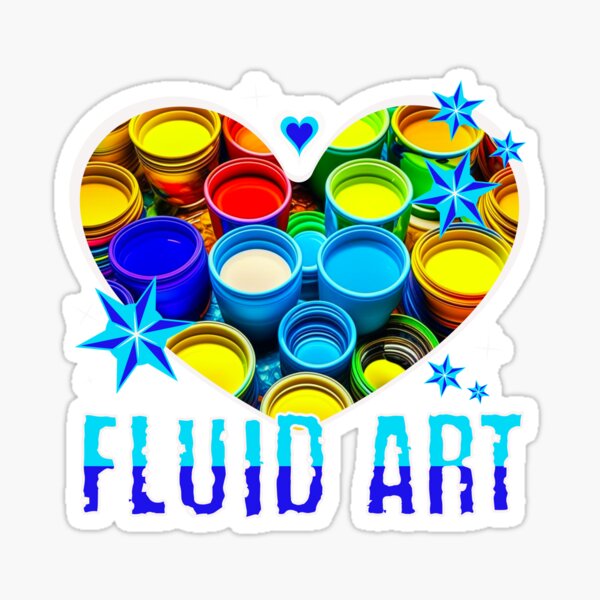Item preview, I Love Fluid Art designed and sold by TempoTees.