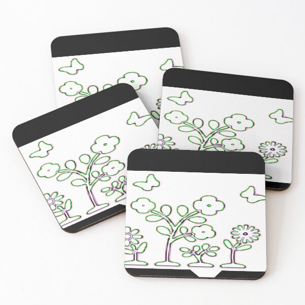 Item preview, Neon Flower Card designed and sold by artzyrrone.