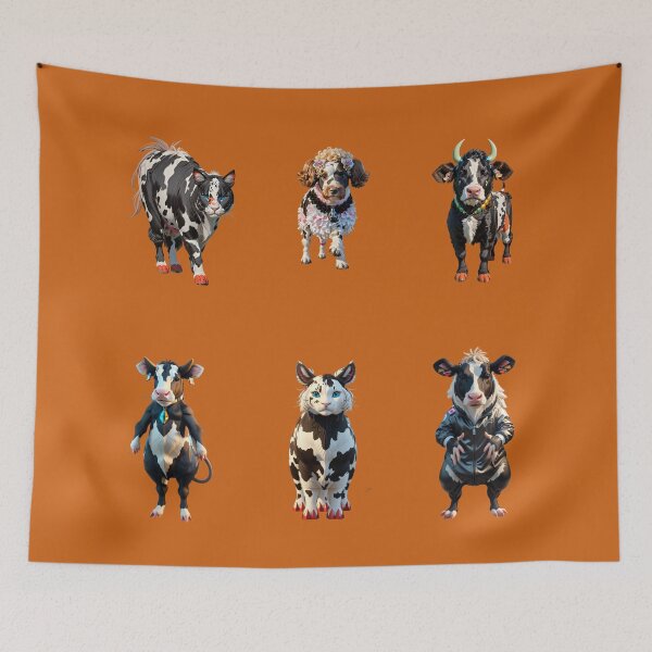 Item preview, Full Package of mutant cows perfect to decorate a crazy place designed and sold by Carlos Gudino.