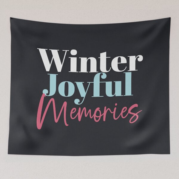 Item preview, Winter Joyful Memories: Festive Holiday Quotes II designed and sold by FlinArt.