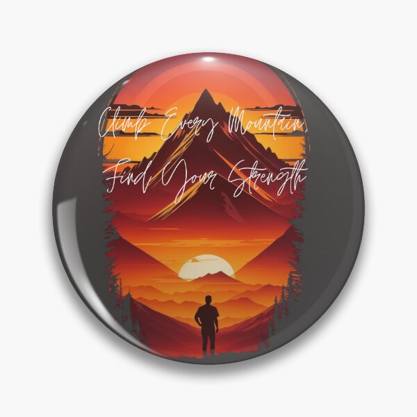 Item preview, Inspirational Mountain Climbing designed and sold by greenbeanart.