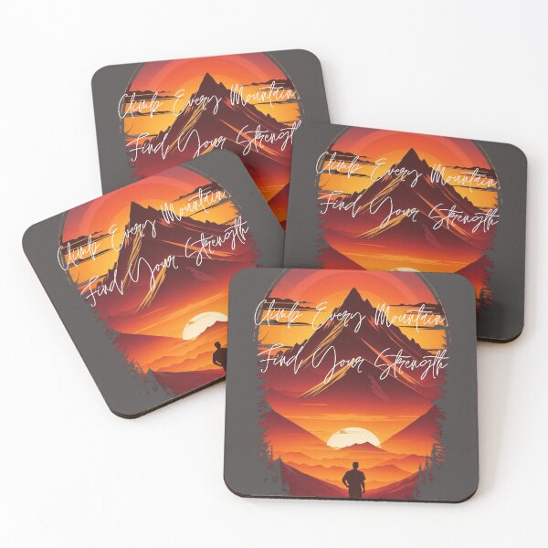 Item preview, Inspirational Mountain Climbing designed and sold by greenbeanart.
