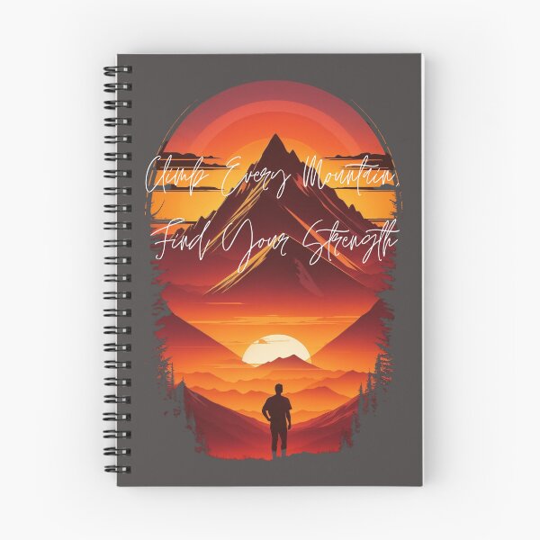 Item preview, Inspirational Mountain Climbing designed and sold by greenbeanart.