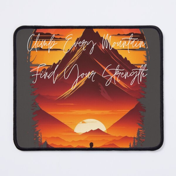 Item preview, Inspirational Mountain Climbing designed and sold by greenbeanart.