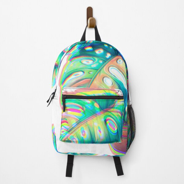 Item preview, Fantasy Style Drawing Monstera Deliciosa - Trippy Chromatic Aberration designed and sold by Star-Fragment.