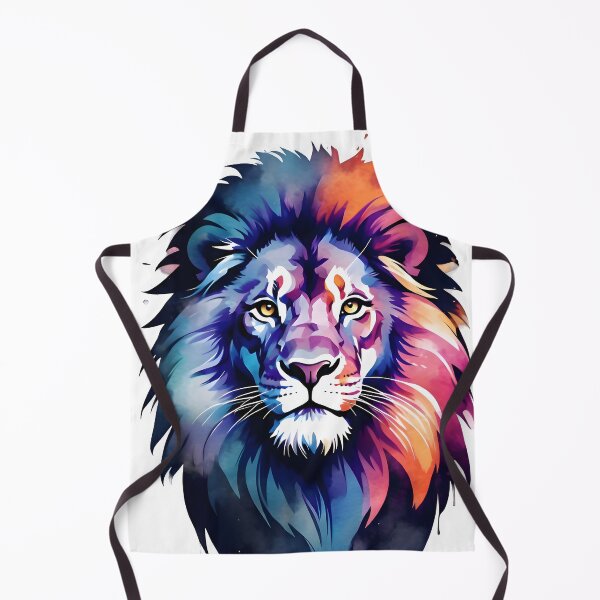 Item preview, lion face logo designed and sold by CrazyGlow.