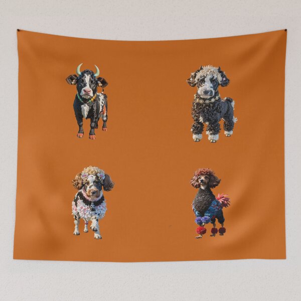 Item preview, Full Package of mutant french poodle perfect to decorate a crazy place designed and sold by Carlos Gudino.