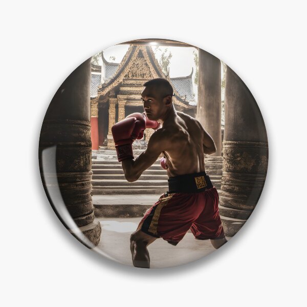 Item preview, Muay Thai in Thai Temple designed and sold by AsianStyle2020.