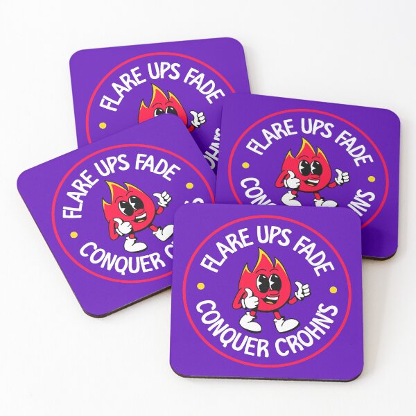 Item preview, Flare Ups Fade, Conquer Crohn's - Crohn's Disease designed and sold by Picket Club.